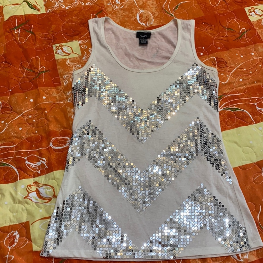 Rue21 sequin tank